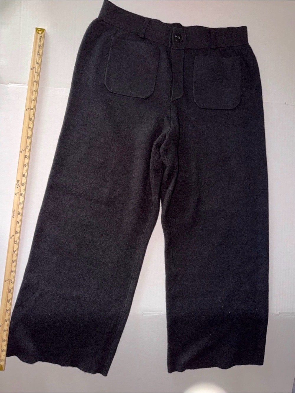 Anthropologie Maeve The Colette Sweater Knit Pants - Black - Size L